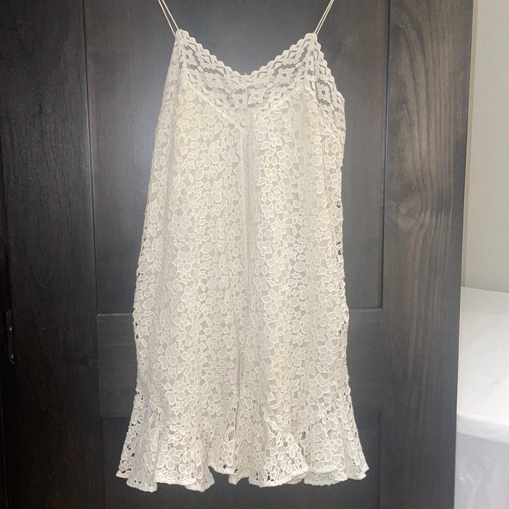White Floral Summer Dress